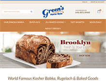 Tablet Screenshot of greensbabka.com